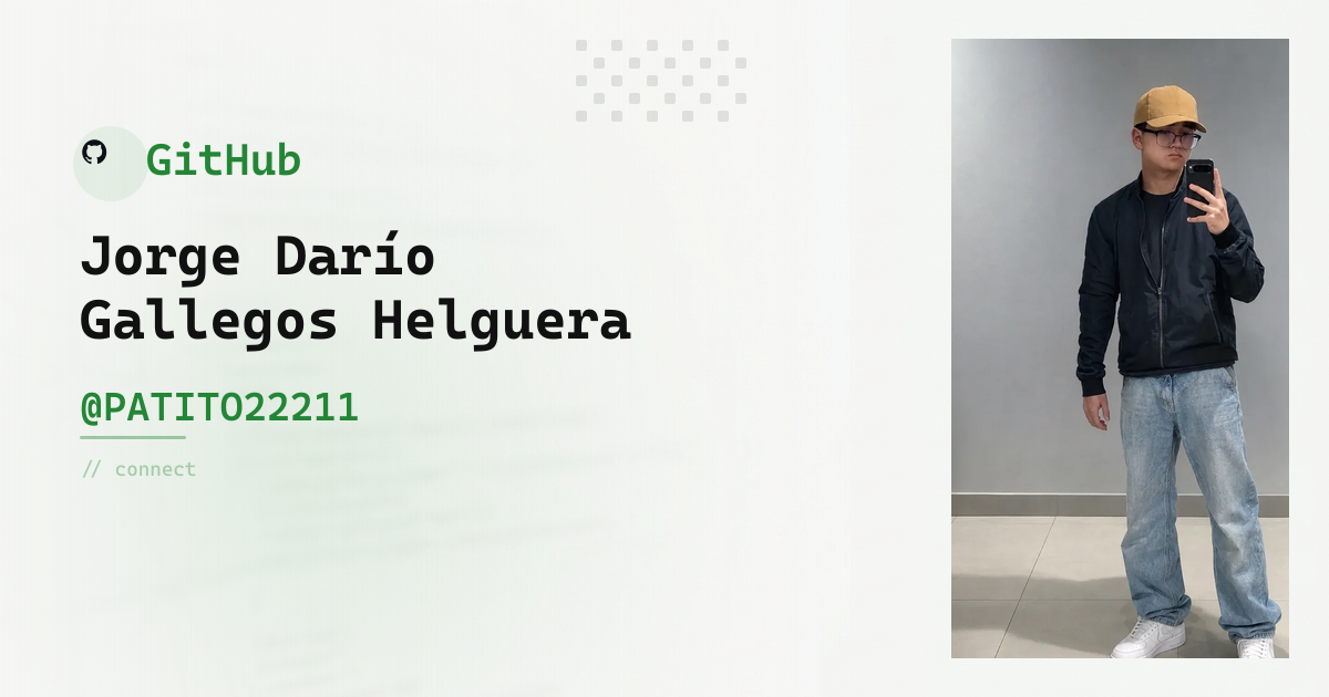 Jorge Darío Gallegos Helguera en GitHub | DarioMSI